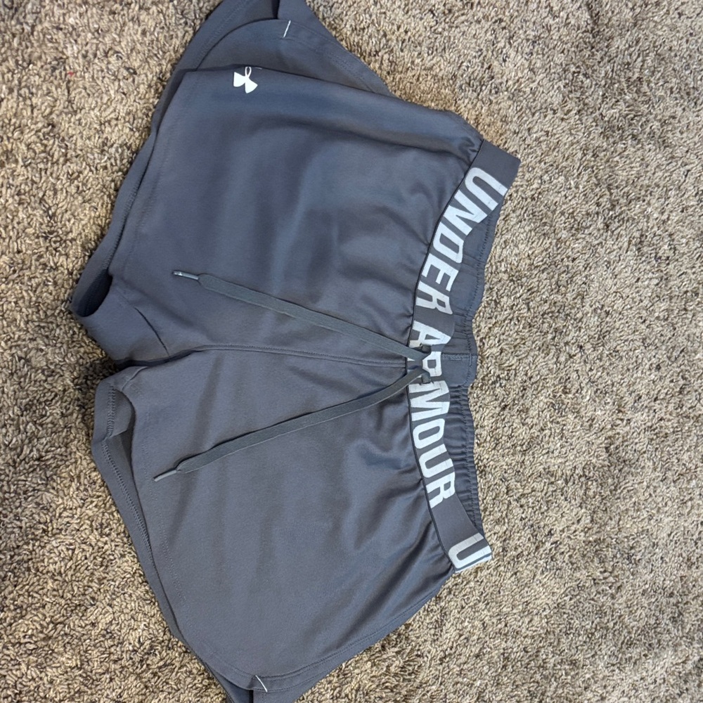 Under Armour Women's Dark Gray Athletic Shorts